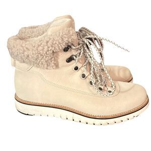 COLE HAAN Women’s 8.5 Zerogrand Explorer GrandExplore Lace Up Boots Waterproof